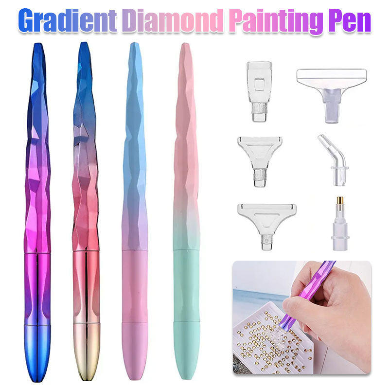 Resin Craft Kit - Set Pena Lukis Berlian Gradien dengan