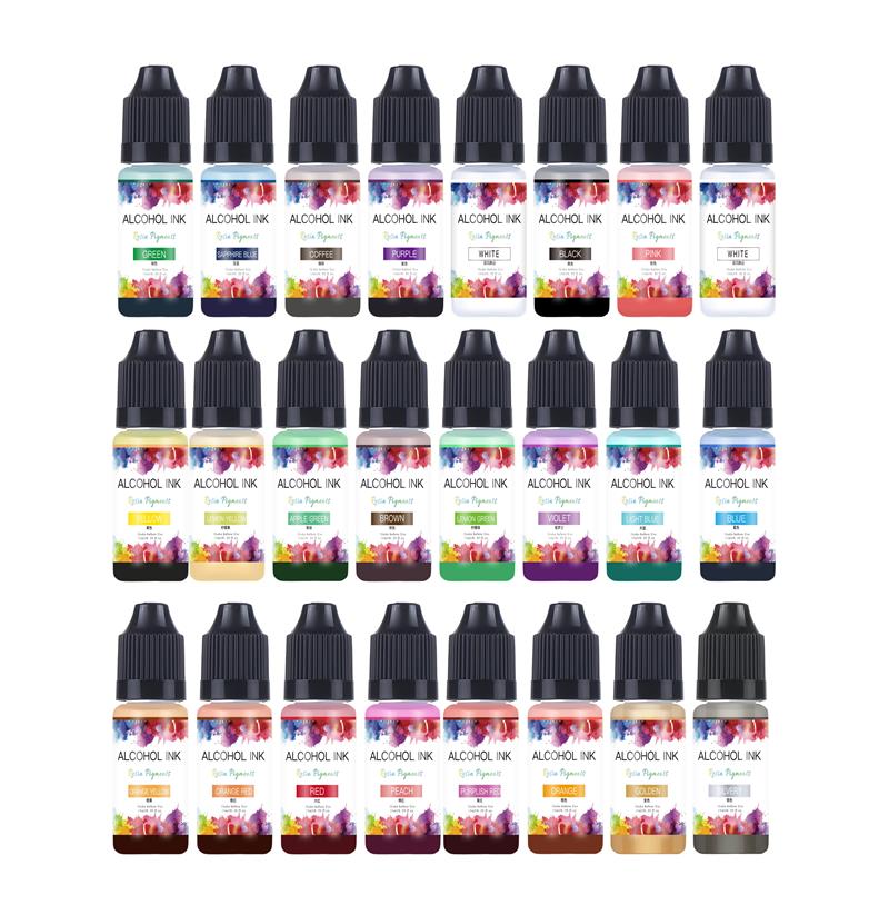 Resin Dye Alcohol - 10ml/botol 22 warna tinta alkohol epoksi