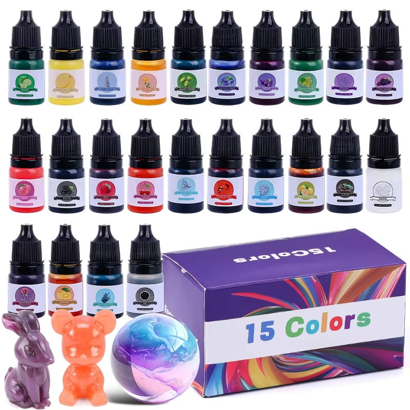Resin Pigment Set - Pigmen Warna Resin Epoksi 24 Warna