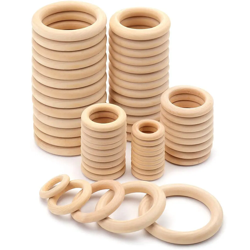Wood Ring Blank - Cincin Kayu Solid Belum Selesai 15-100MM