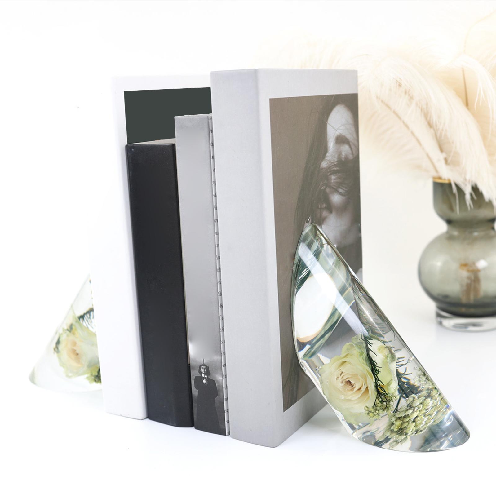 Geode Mold Silicone - Penyangga Buku Silikon untuk Pengecoran Resin