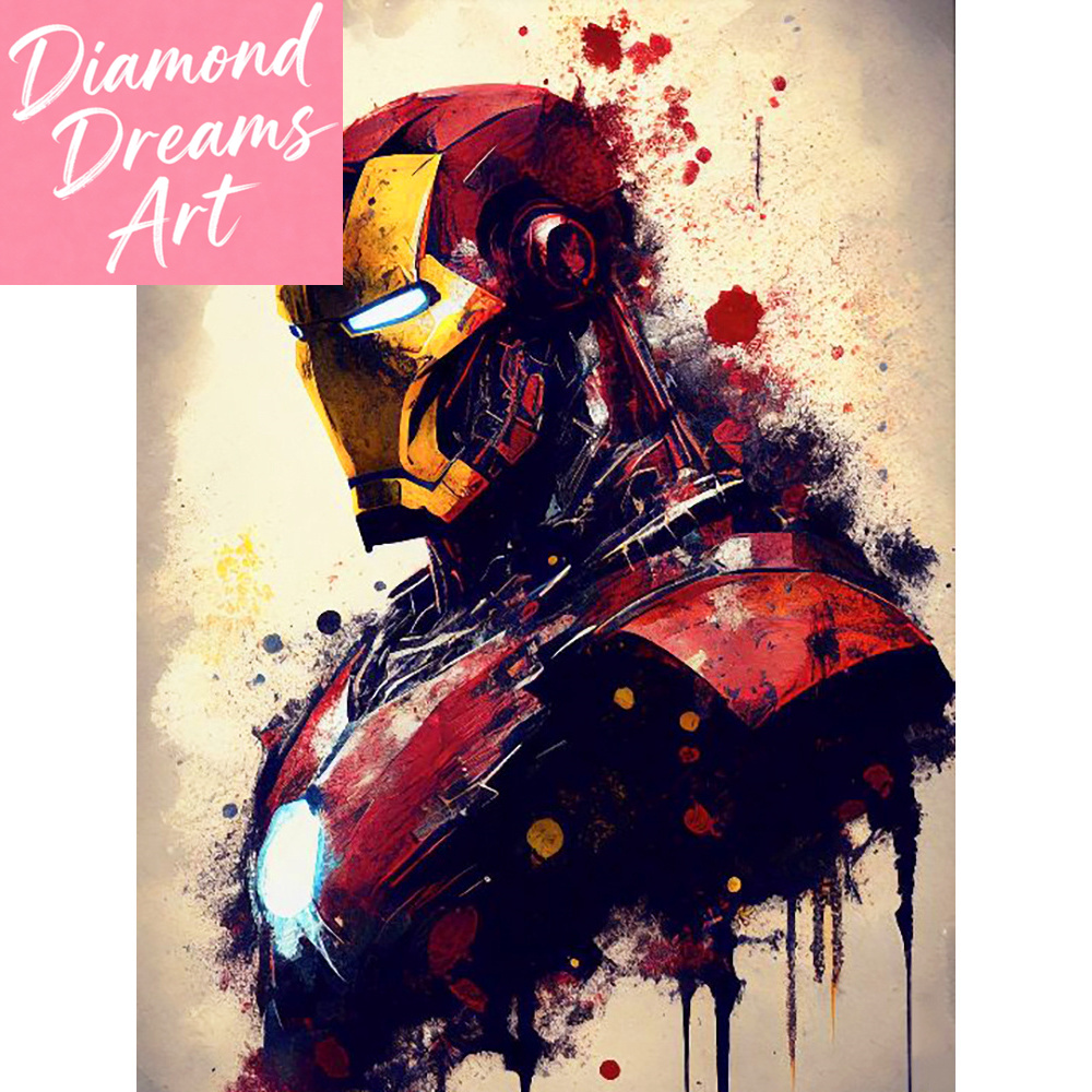 Resin Craft Kit - Set Lukisan Berlian DIY Marvel Kartun