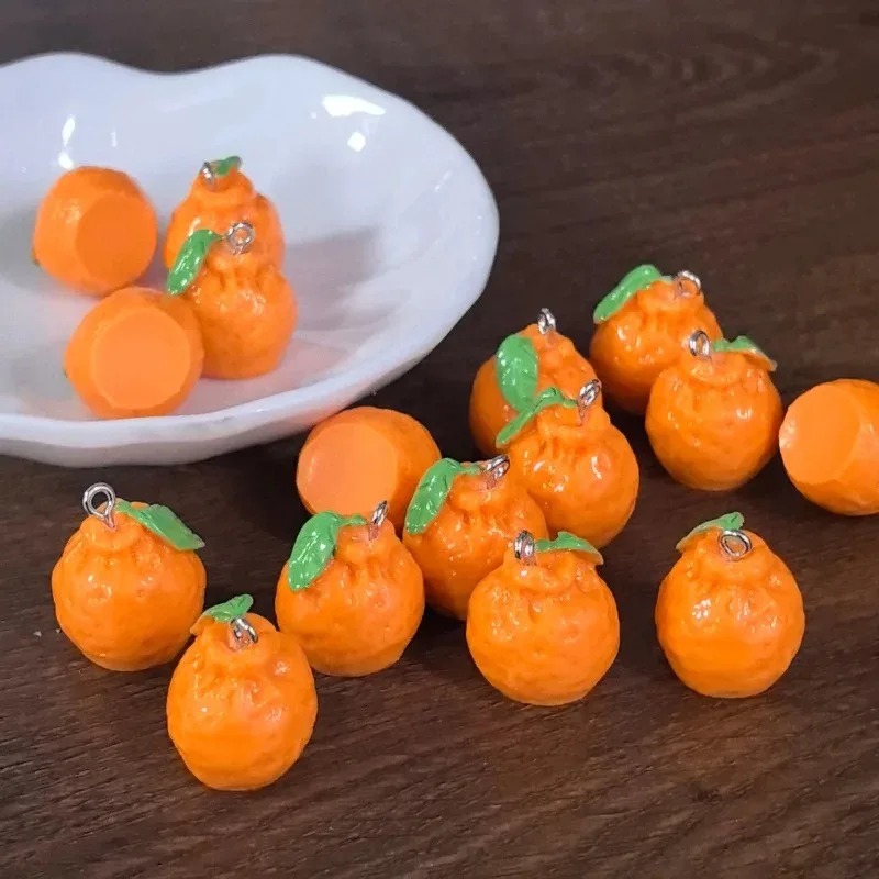 Resin Craft Material - 10 Buah Simulasi 3D Dekopon Ornamen