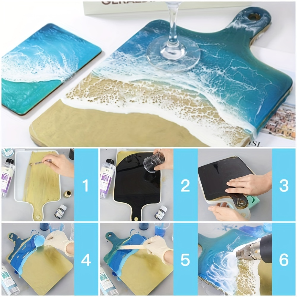 Geode Mold Silicone - Cetakan Resin Epoksi Silikon untuk Nampan,