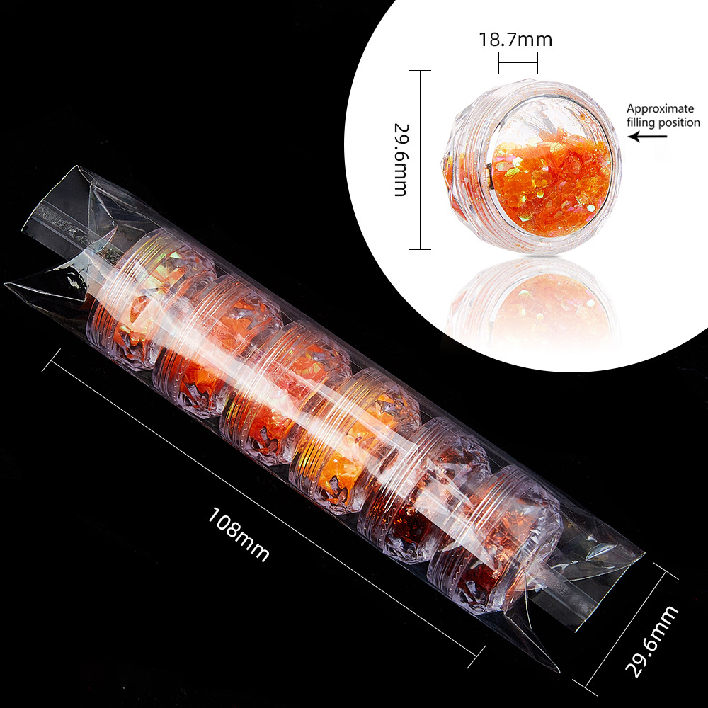 6 Warna/Set Resin Sequin Berki - Resin Glitter Pack ulasan dan harga