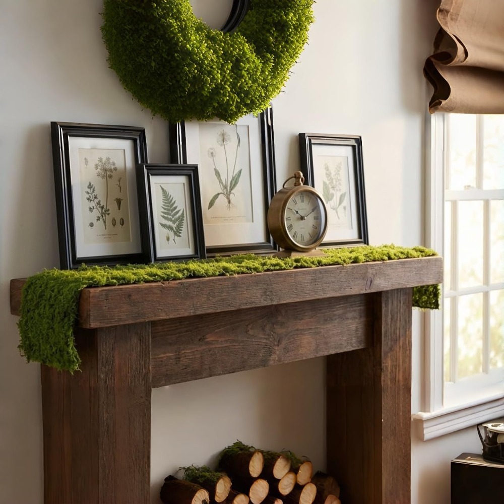 Alas Lumut Palsu, Taplak Meja  - Terrarium Moss Art ulasan dan harga