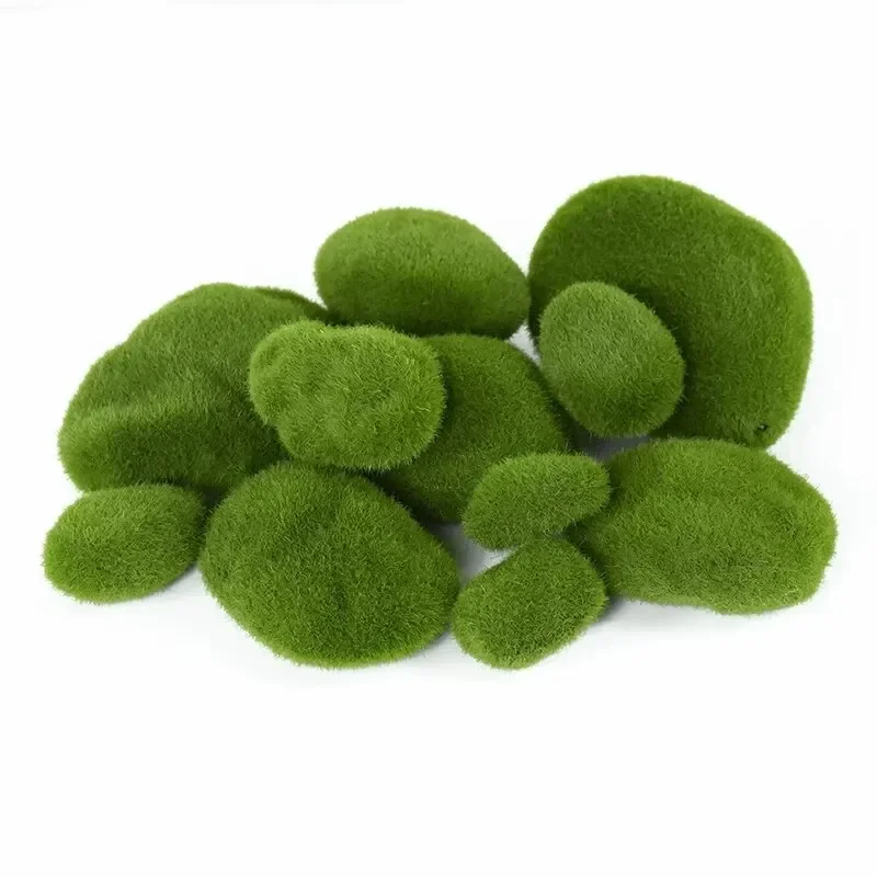 10 Buah Batu Lumut Simulasi Bo - Terrarium Moss Art ulasan dan harga