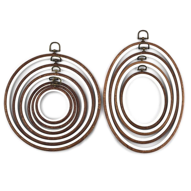 Set Bingkai Lingkaran Bordir W - Wood Ring Blank ulasan dan harga
