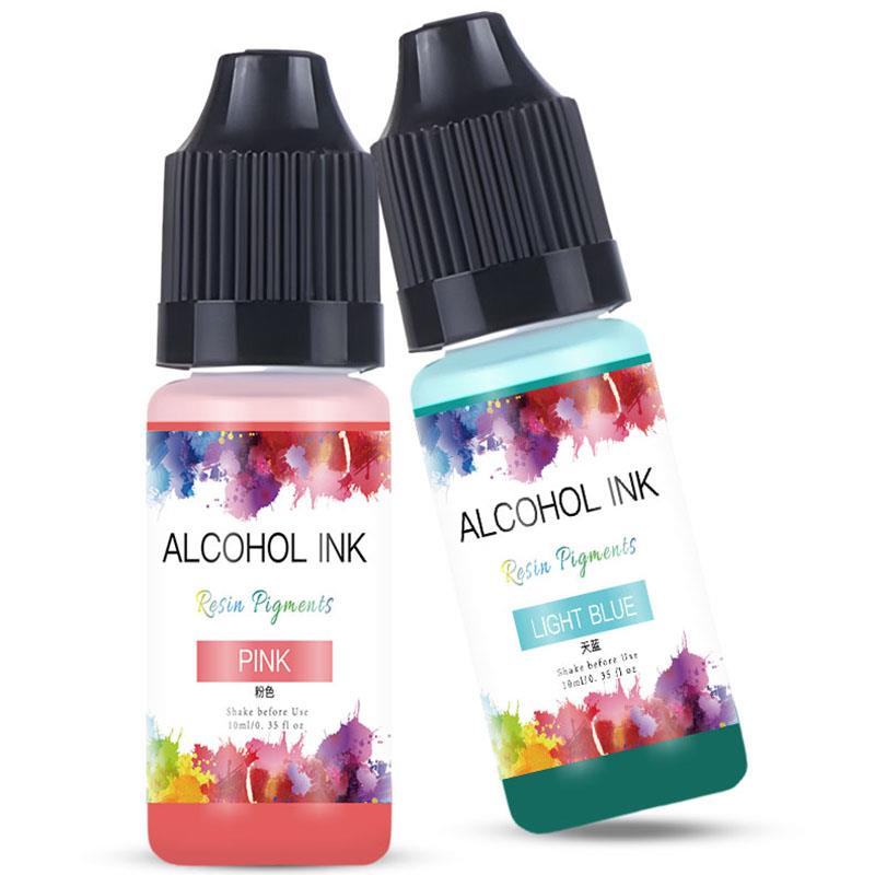 10ml/botol 22 warna tinta alko - Resin Dye Alcohol ulasan dan harga