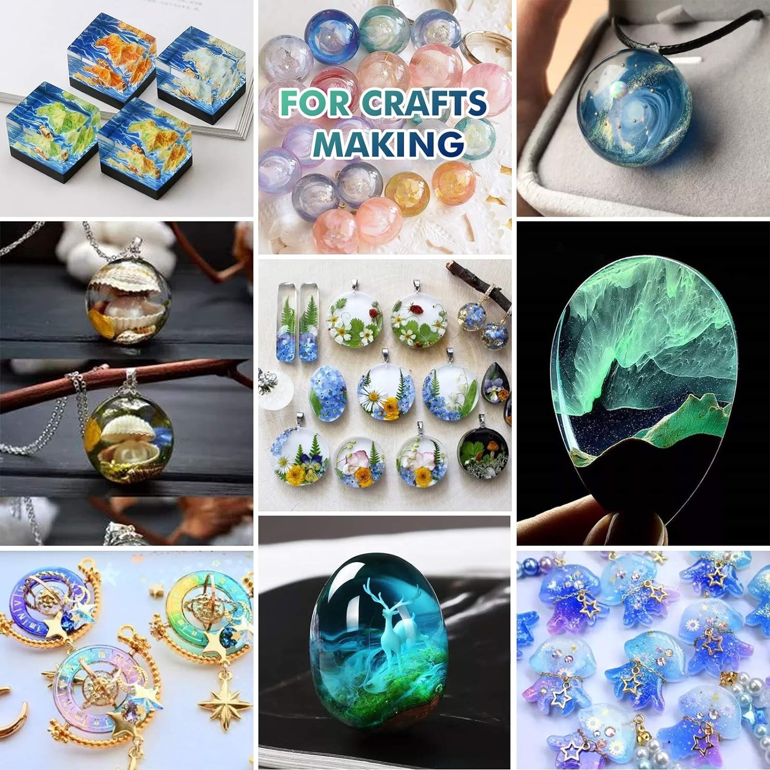 300g UV Resin jelas, keras, up - Epoxy Uv Resin Kit ulasan dan harga