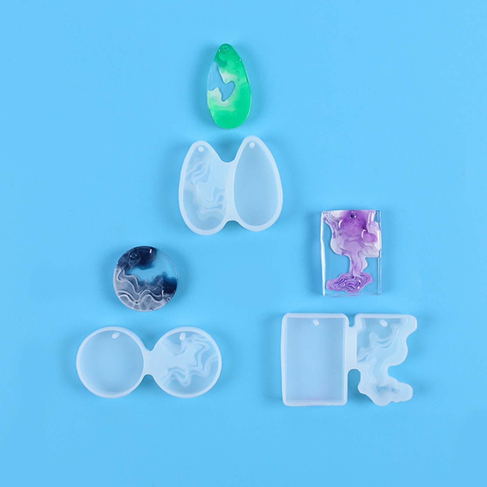 3 Buah Set Cetakan Kristal DIY - Geode Mold Silicone ulasan dan harga
