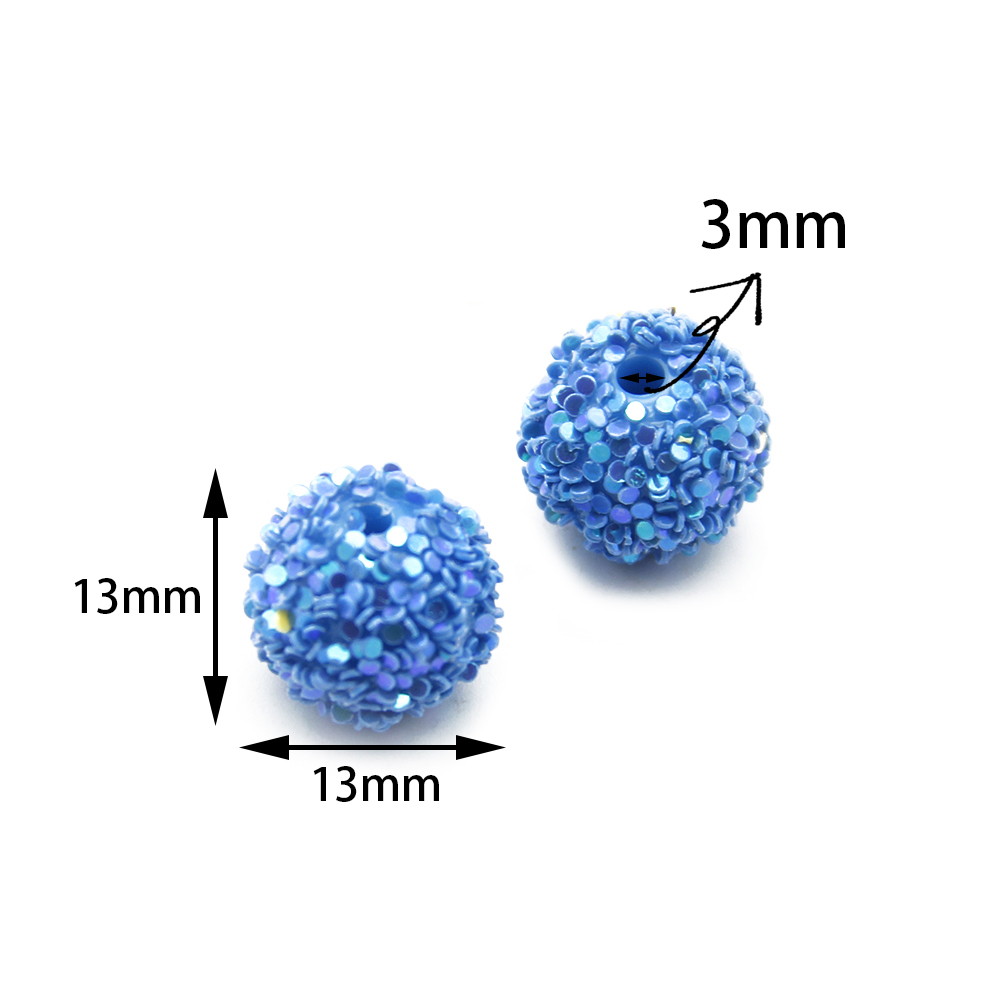 5 buah/pak Manik-manik Resin B - Resin Glitter Pack ulasan dan harga