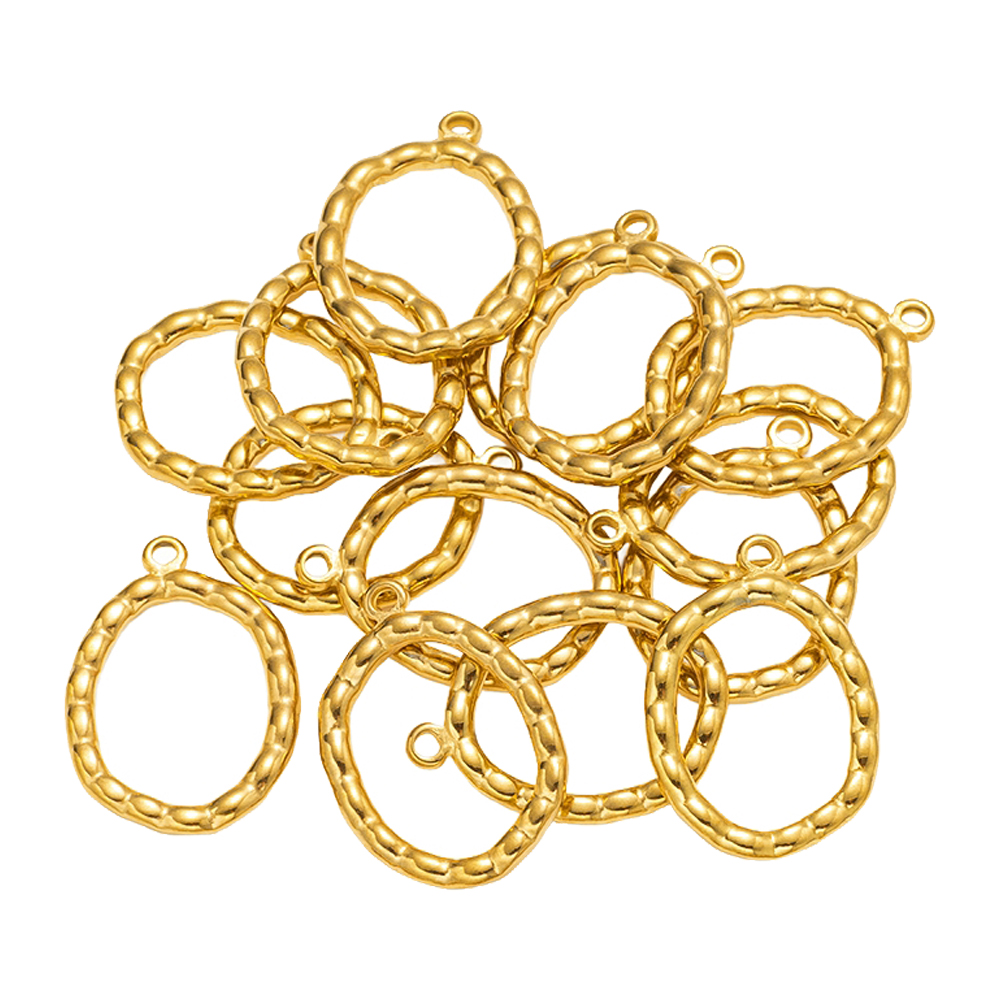 5 pcs Liontin Bingkai Berongga - Resin Craft Material ulasan dan harga
