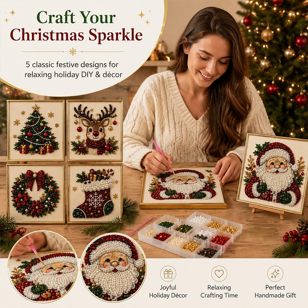 Kit Seni Mutiara Santa Claus N - Resin Craft Kit ulasan dan harga