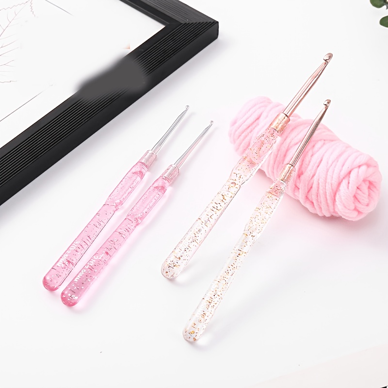 Set Jarum Rajut Resin Transpar - Resin Glitter Pack ulasan dan harga