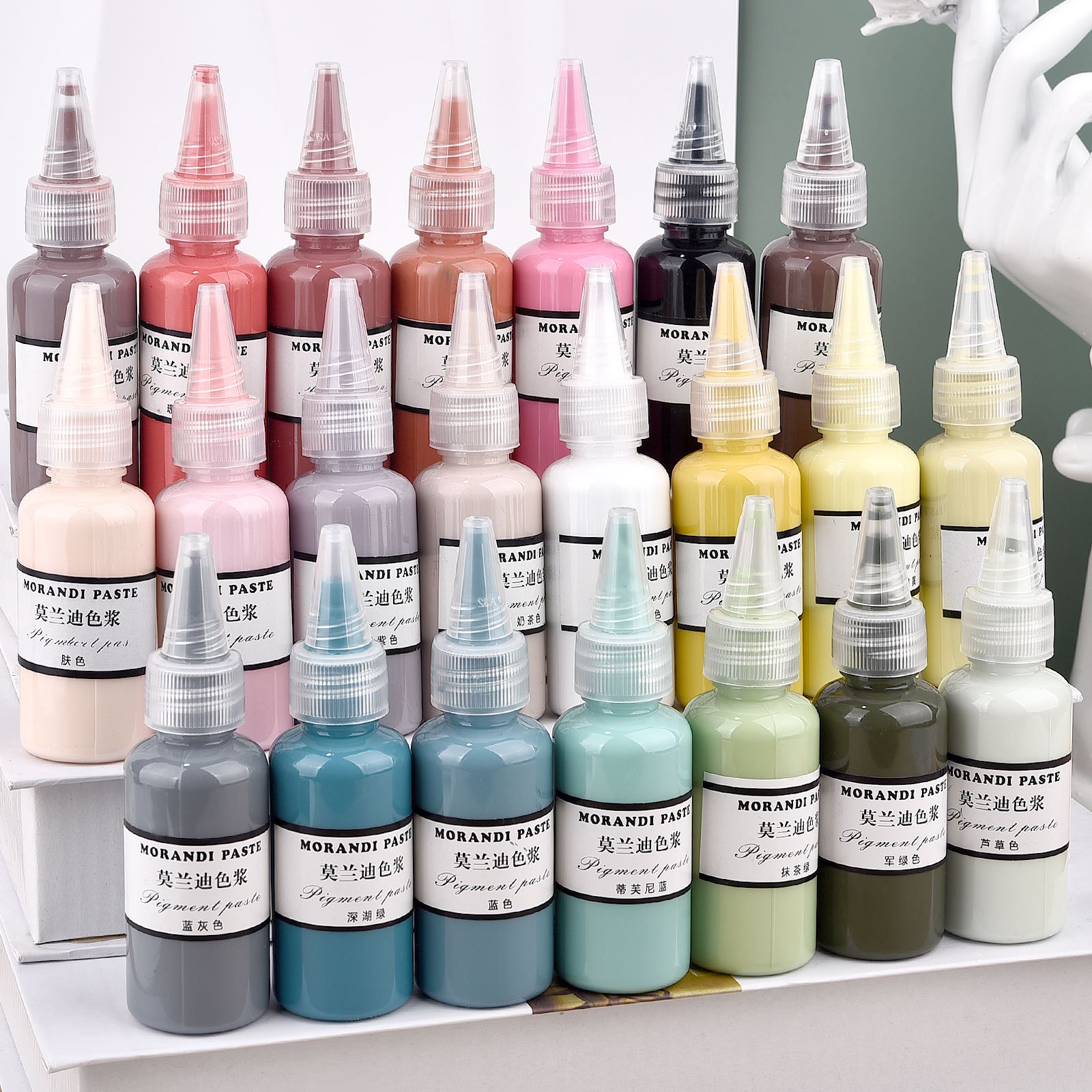 Morandi warna pigmen Resin cai - Resin Pigment Set ulasan dan harga