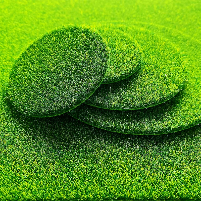 5/10 Buah Rumput Palsu Bulat,  - Terrarium Moss Art ulasan dan harga