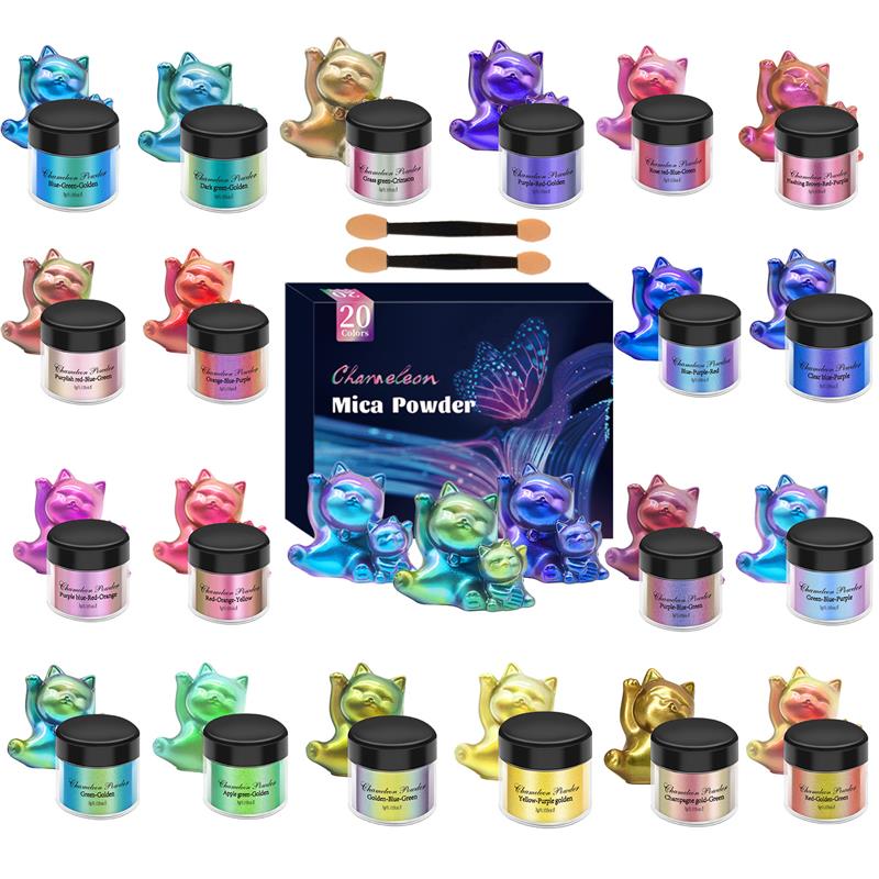 Set 10/20 warna Resin berubah  - Resin Pigment Set ulasan dan harga