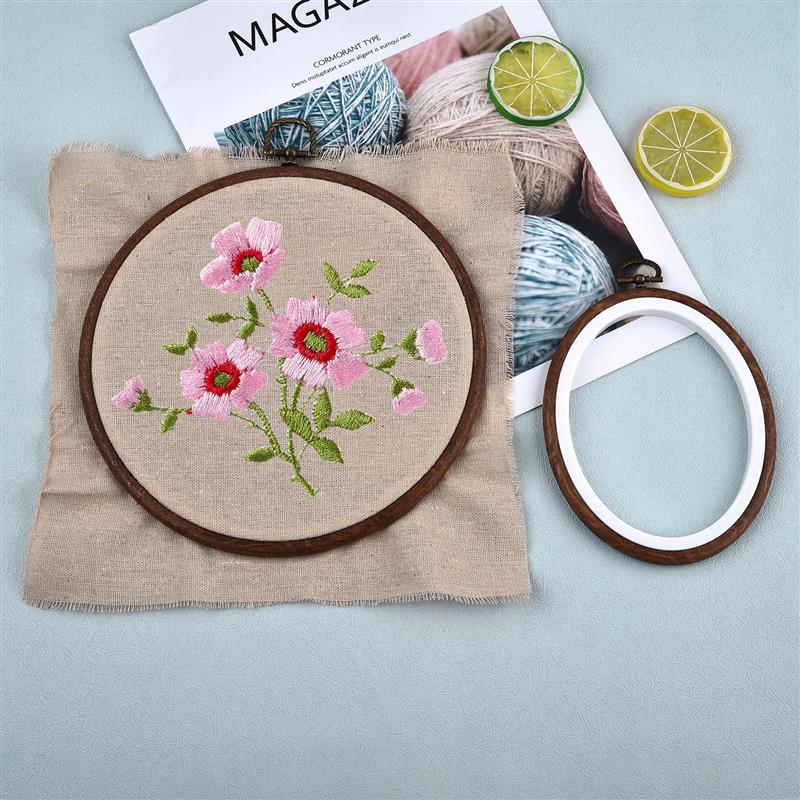 Alat Jahit Set Bingkai Sulaman - Wood Ring Blank ulasan dan harga
