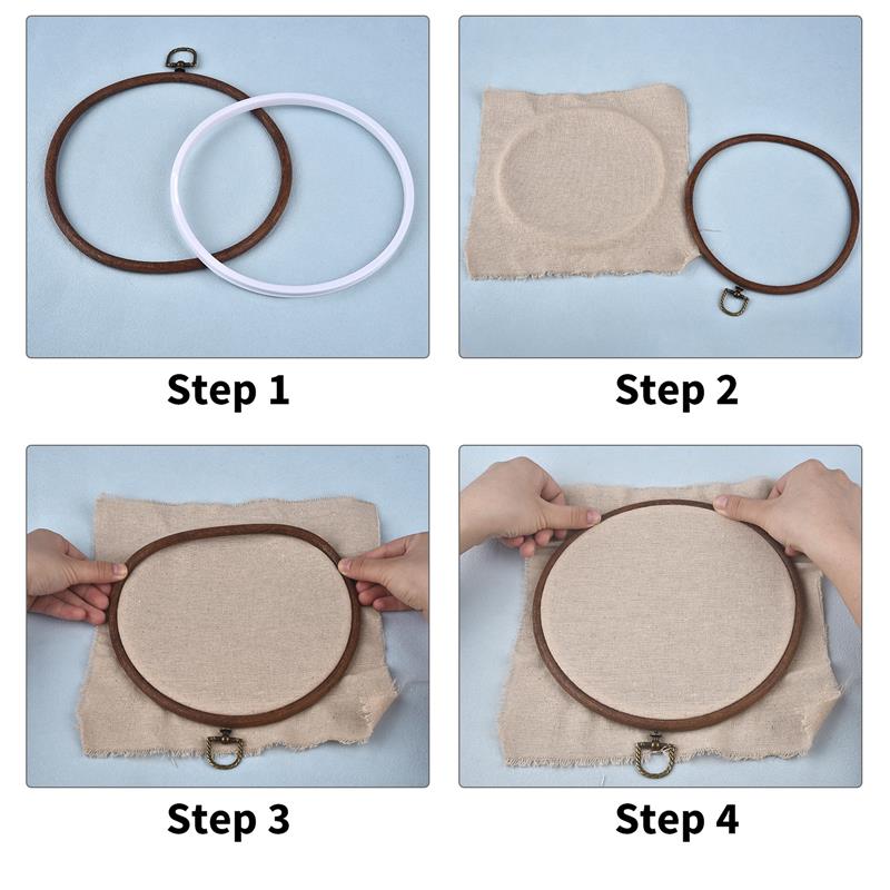 Alat Jahit Set Bingkai Sulaman - Wood Ring Blank ulasan dan harga