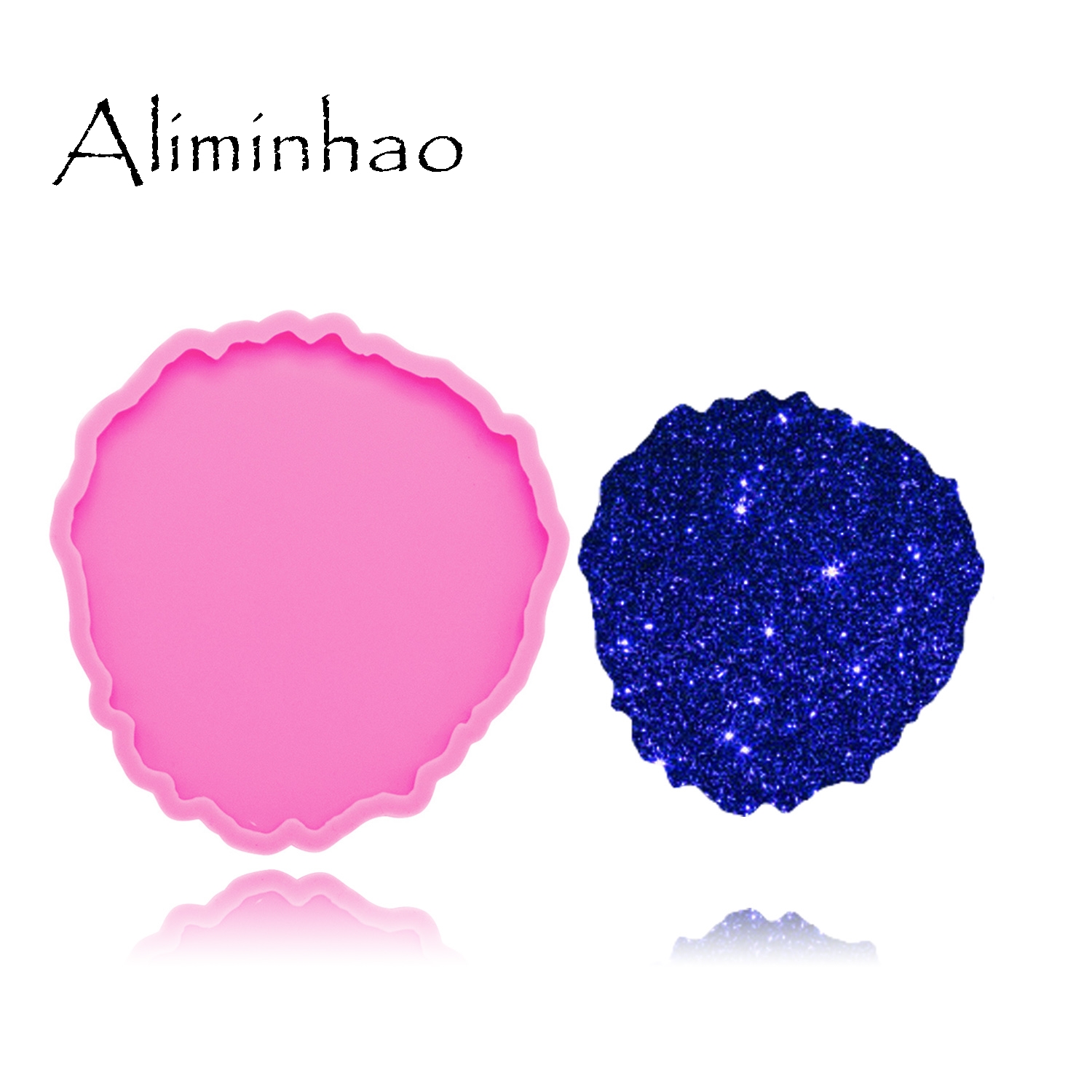 DY0278 Mengkilap Kualitas Ting - Geode Mold Silicone ulasan dan harga