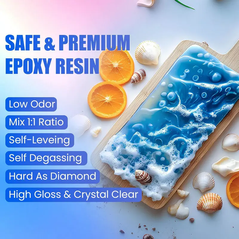 Kit Resin Epoxy Mudah Dicampur - Epoxy Uv Resin Kit ulasan dan harga