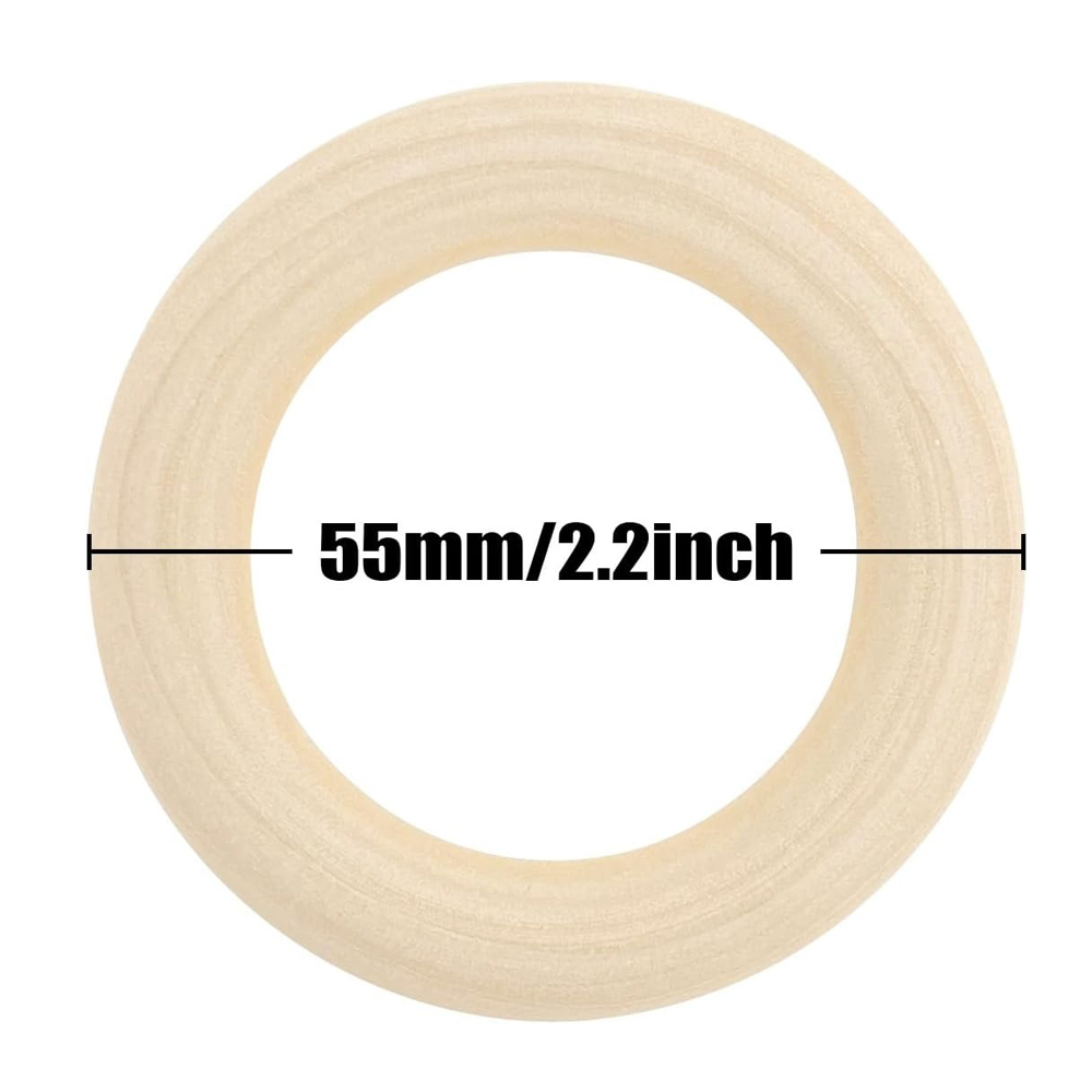 20 Buah Cincin Kayu untuk Kera - Wood Ring Blank ulasan dan harga