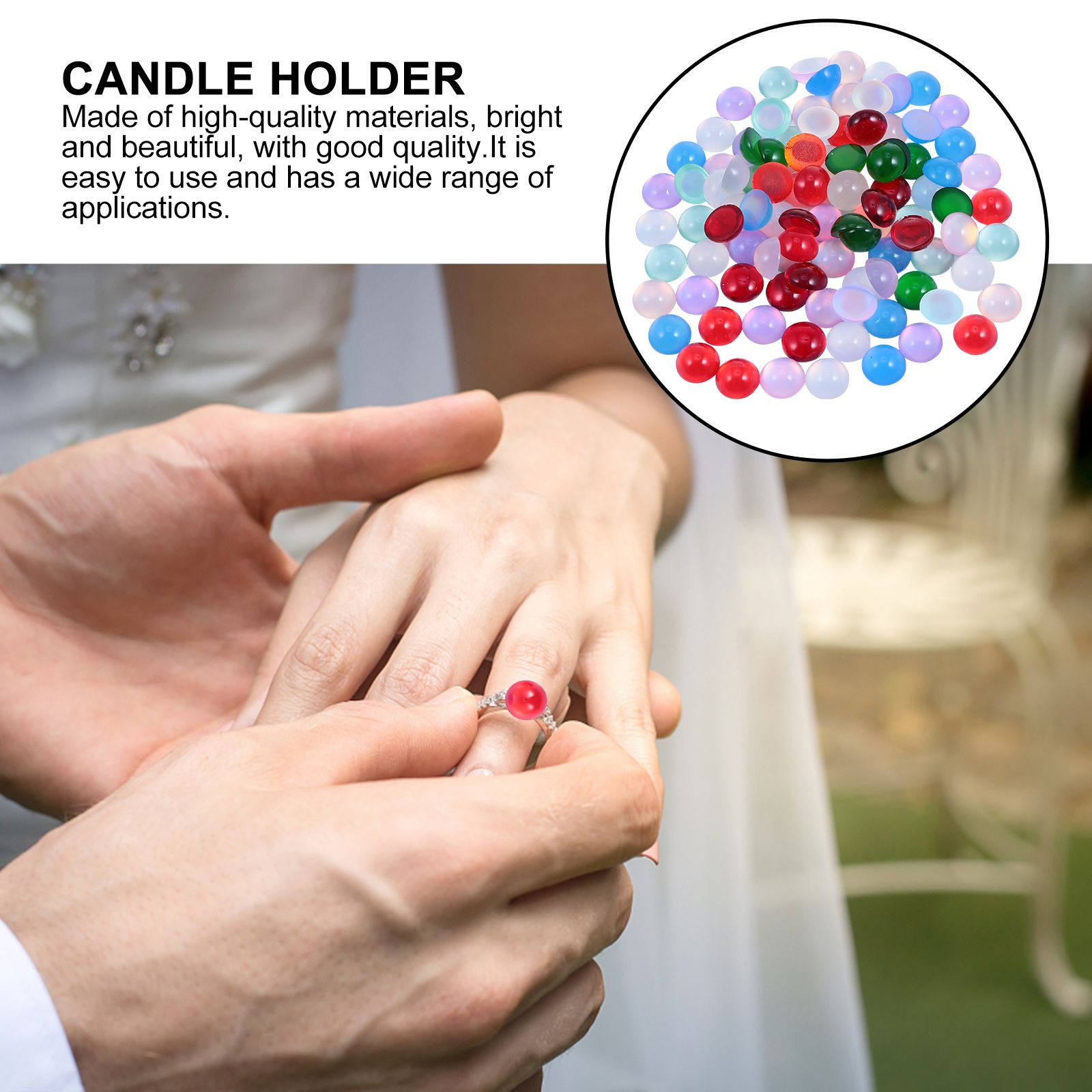 100Pcs Bahan Permukaan Cincin  - Resin Craft Material ulasan dan harga