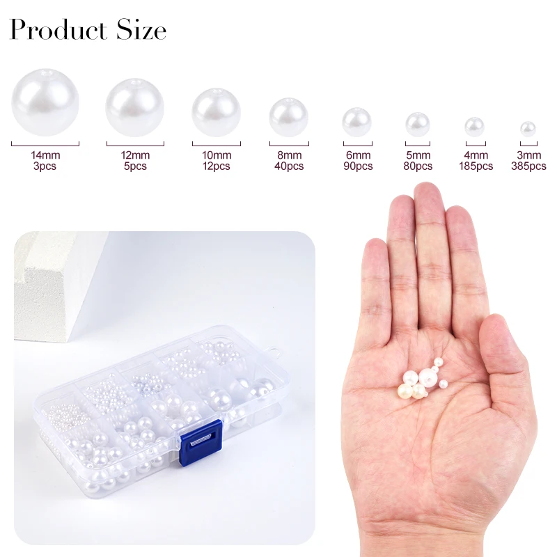 800pcs Manik-manik Resin Mutia - Resin Craft Kit ulasan dan harga