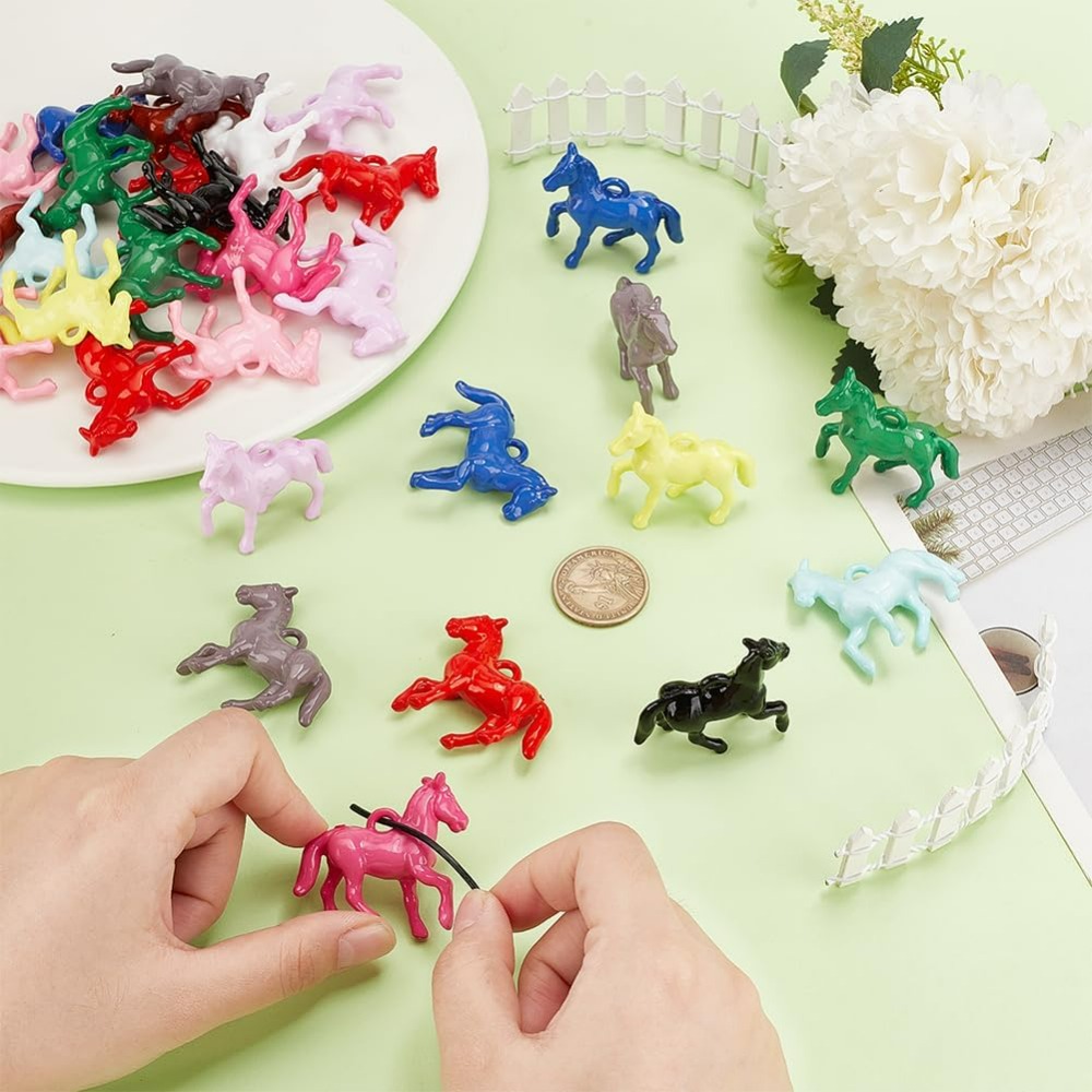48 Buah Liontin Akrilik Buram  - Resin Craft Kit ulasan dan harga