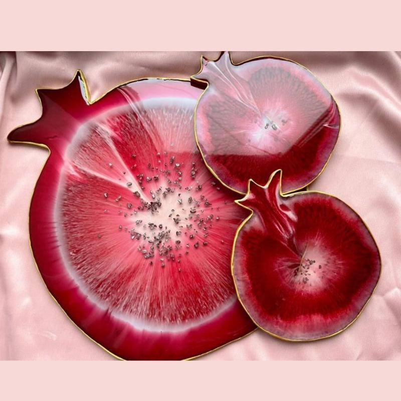 X6he delima geode agate epoxy  - Geode Mold Silicone ulasan dan harga