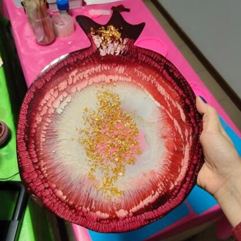 X6he delima geode agate epoxy  - Geode Mold Silicone ulasan dan harga
