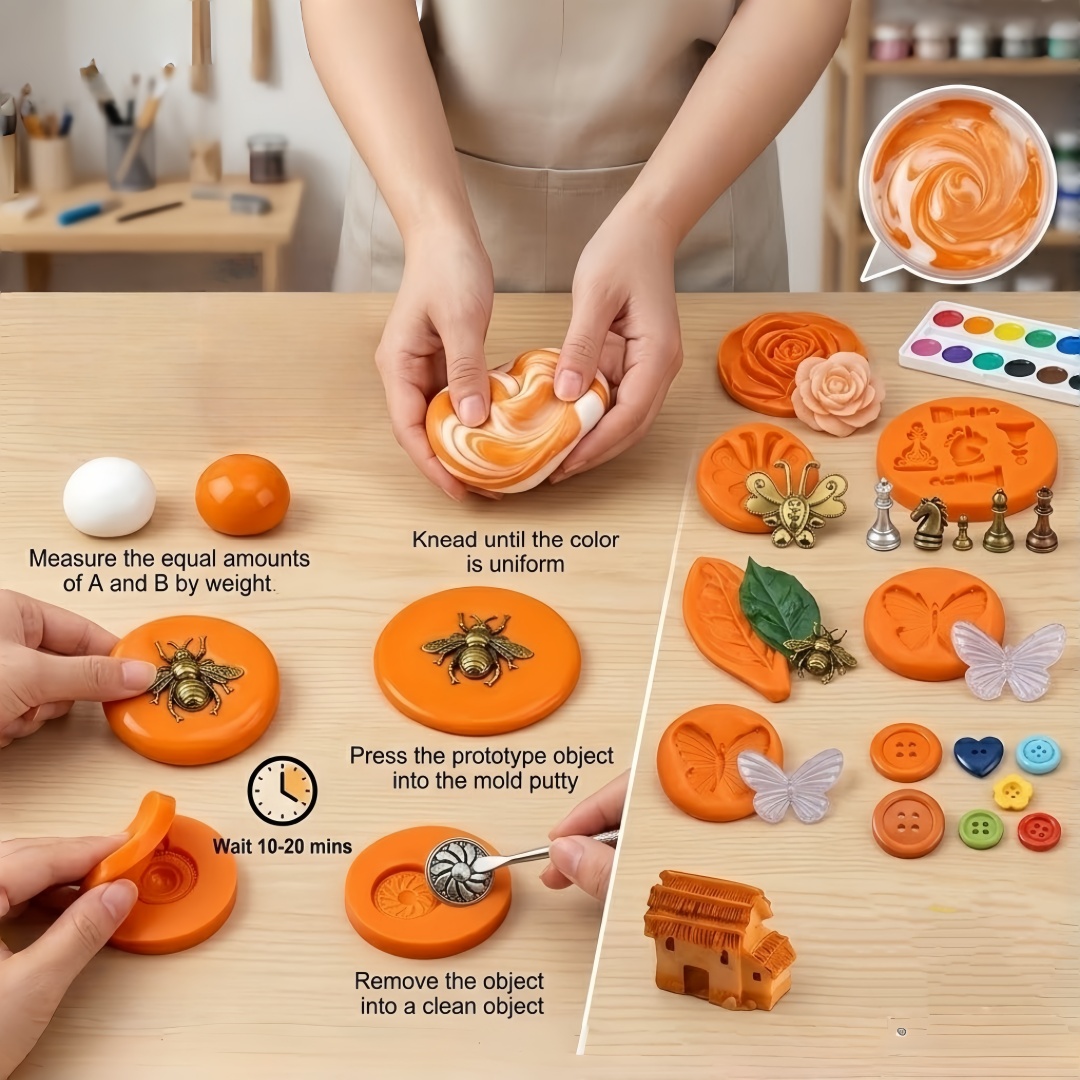 Set Kerajinan DIY Silikon Putt - Resin Craft Kit ulasan dan harga
