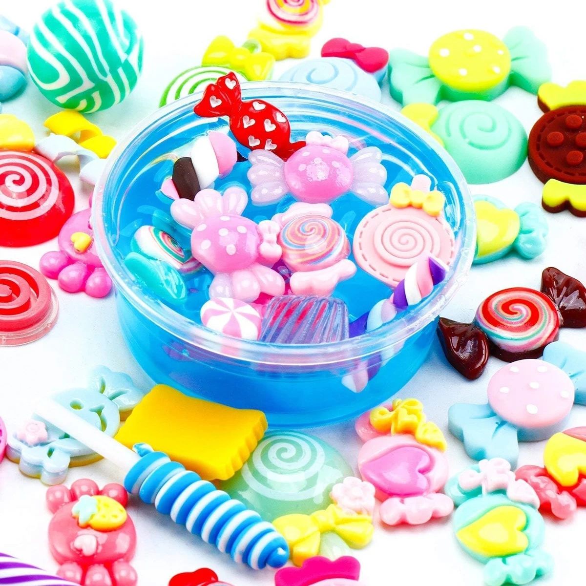 30 buah Set lucu jimat lendir  - Resin Craft Kit ulasan dan harga