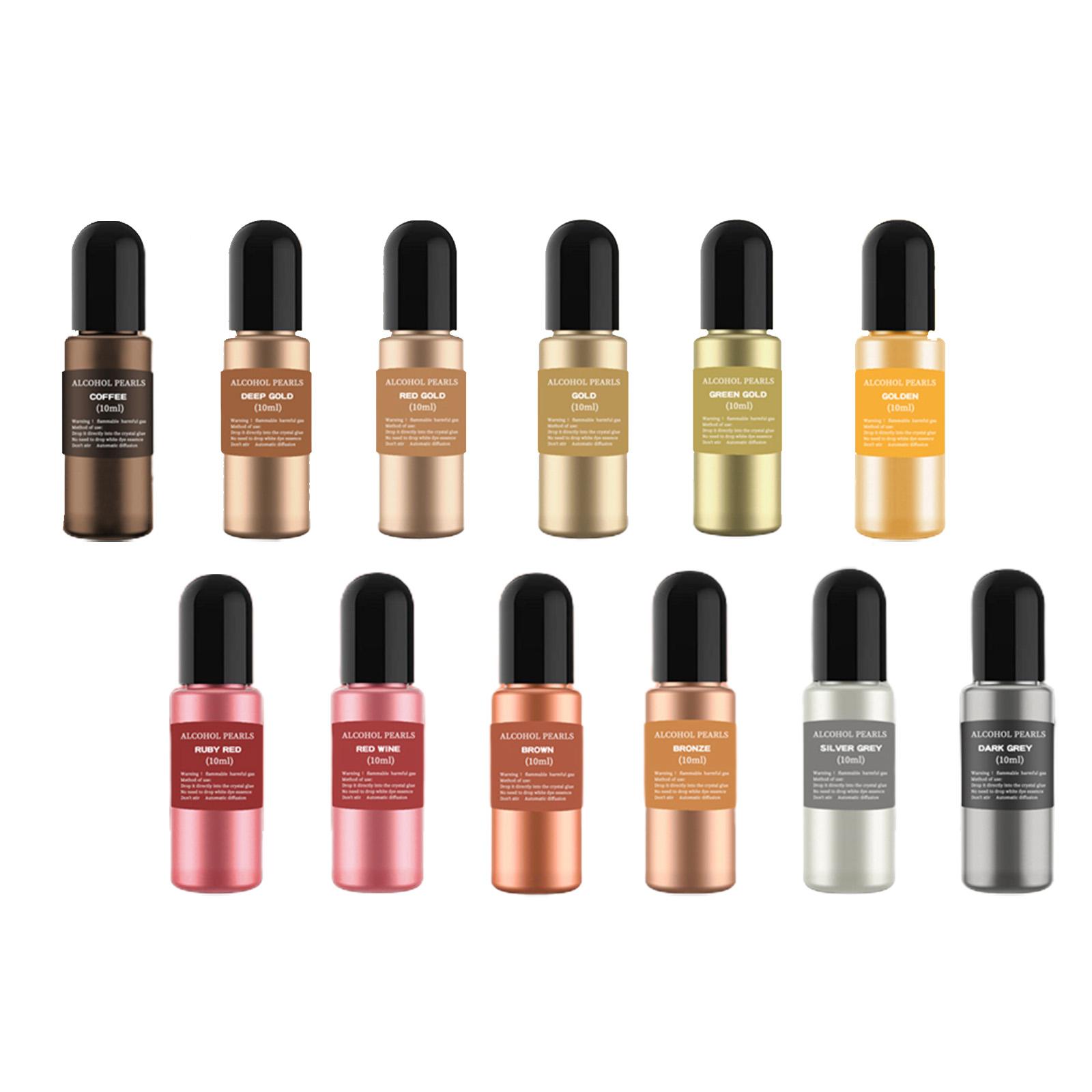 12 Botol Tinta Alkohol Metalik - Resin Dye Alcohol ulasan dan harga