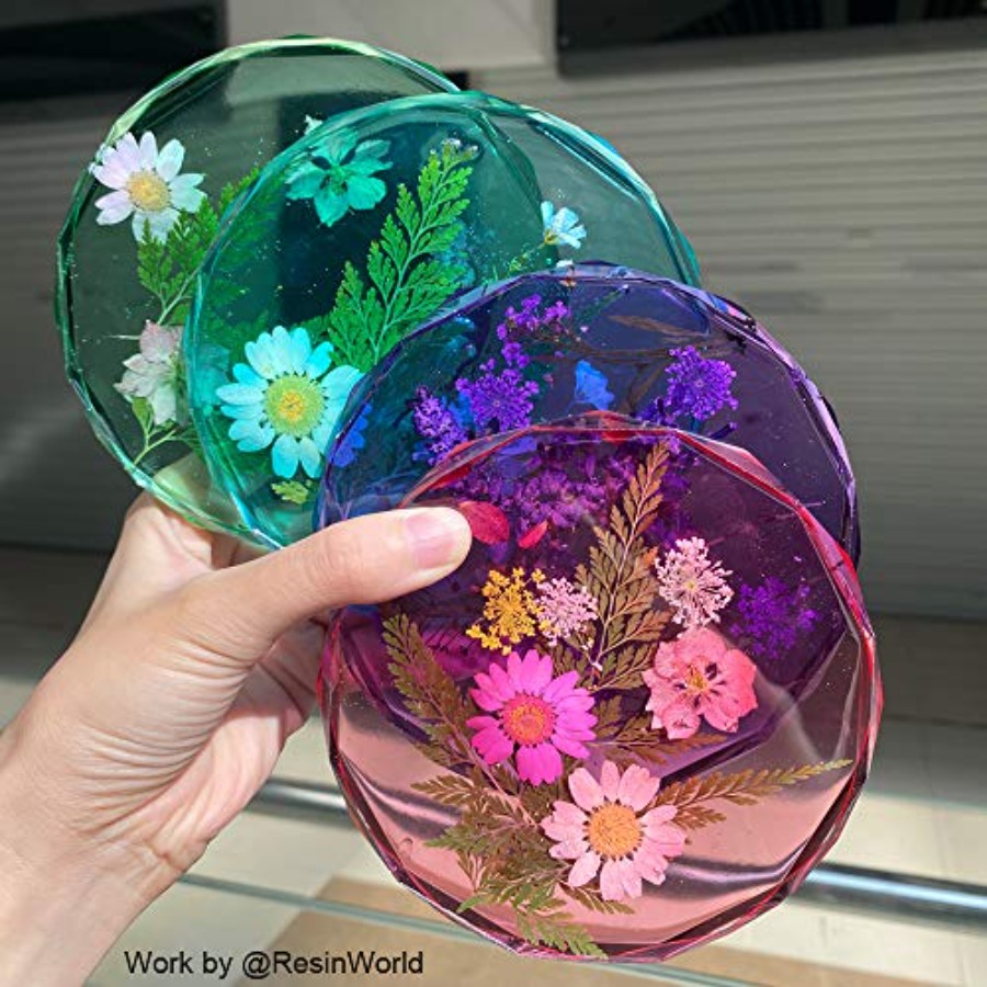 4 Paket Cetakan Coaster - Ceta - Geode Mold Silicone ulasan dan harga