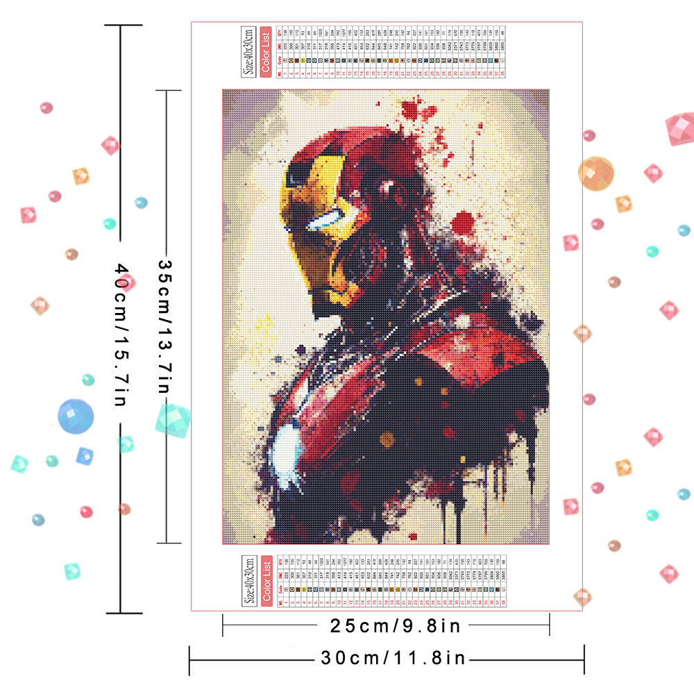Set Lukisan Berlian DIY Marvel - Resin Craft Kit ulasan dan harga