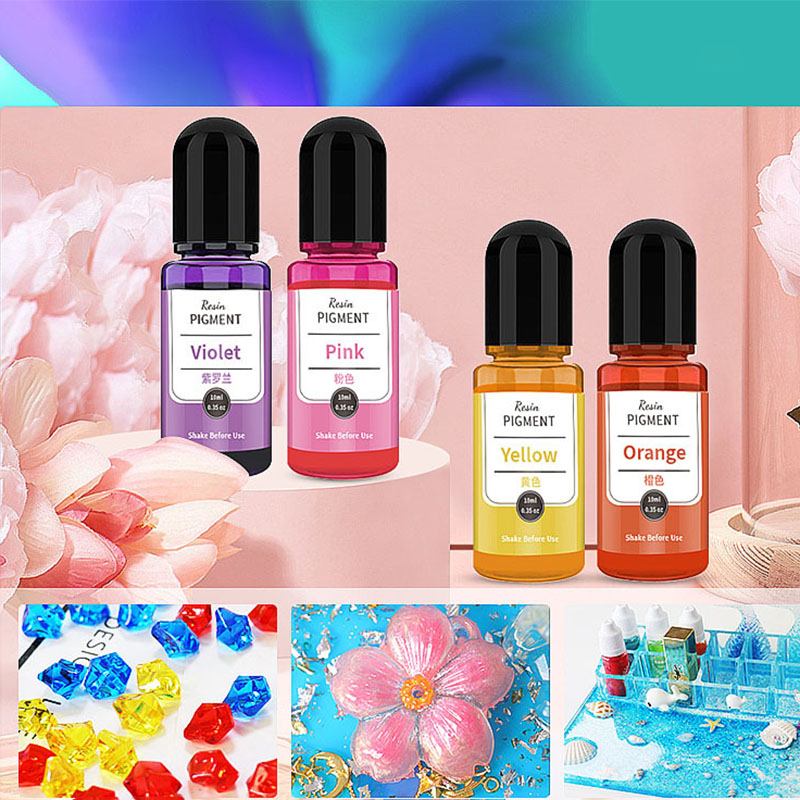 24/30 warna Set 10ml Epoxy Res - Resin Dye Alcohol ulasan dan harga