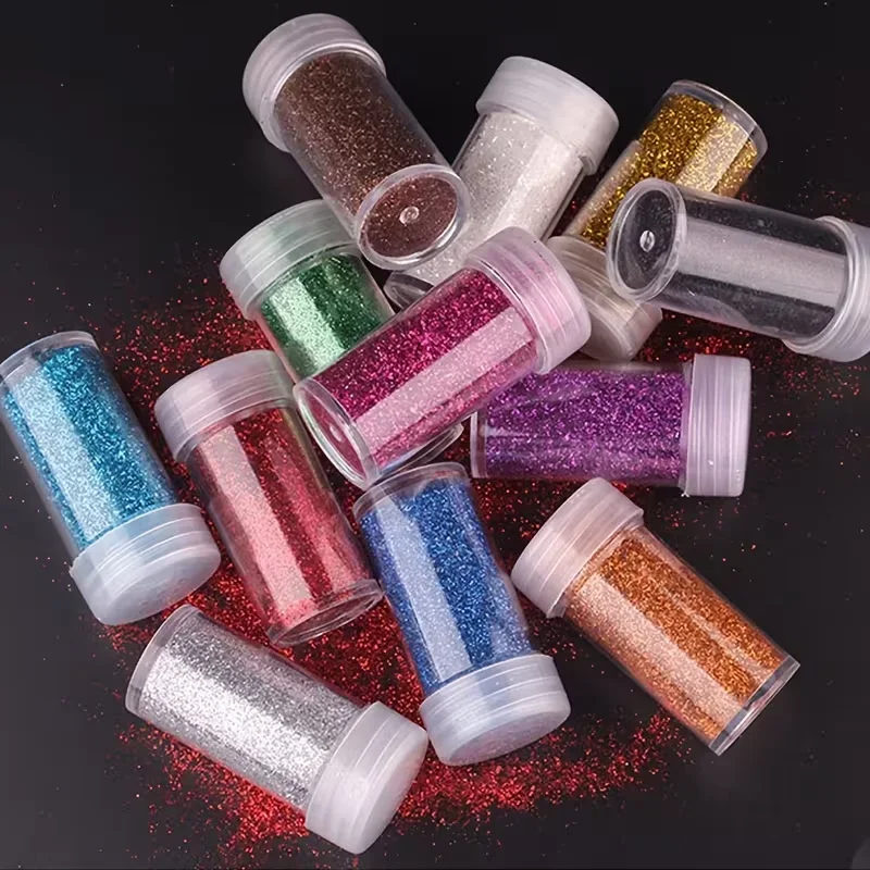 12 Paket Bubuk Glitter Ekstra  - Resin Glitter Pack ulasan dan harga