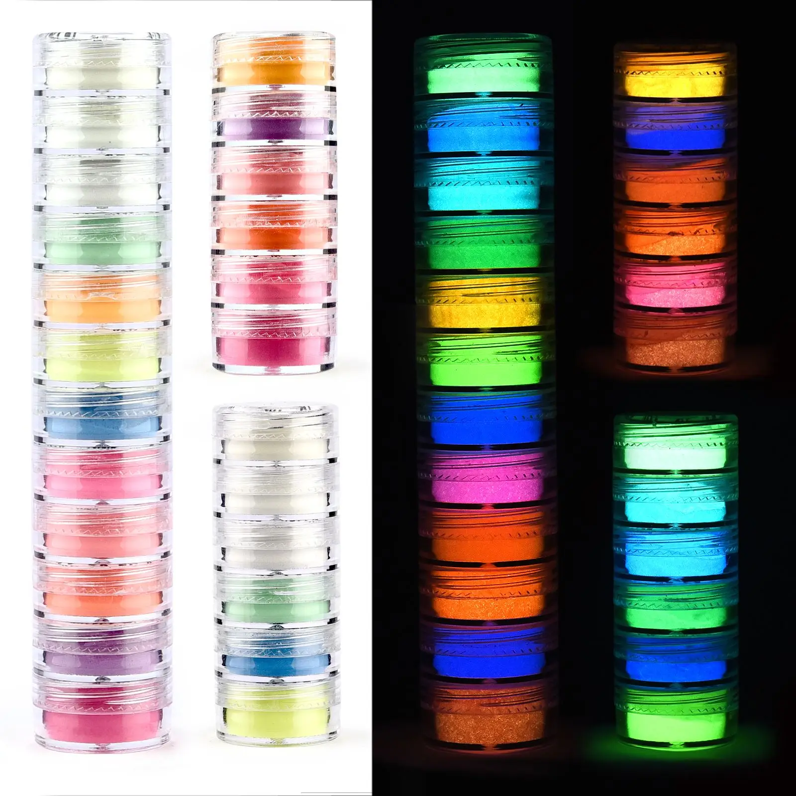 6 Warna/Set Bubuk Resin Bercah - Resin Pigment Set ulasan dan harga