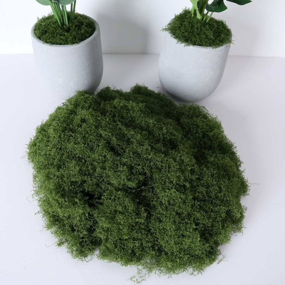 Tanaman Lumut Buatan Poliester - Terrarium Moss Art ulasan dan harga