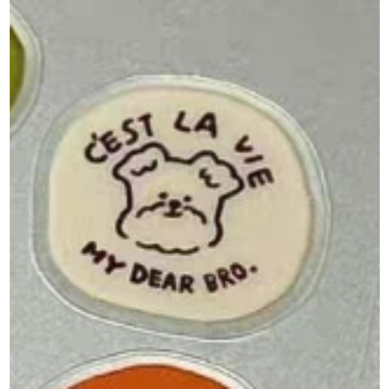 Stiker Resin Transparan 3D Ben - Resin Craft Material ulasan dan harga