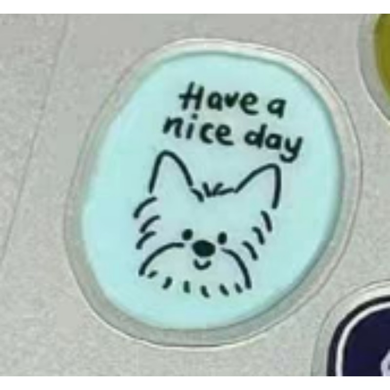 Stiker Resin Transparan 3D Ben - Resin Craft Material ulasan dan harga