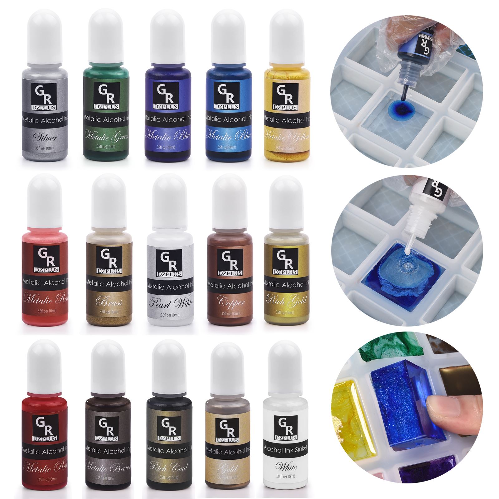 1 Set Kit Pigmen Resin Tinta S - Resin Dye Alcohol ulasan dan harga