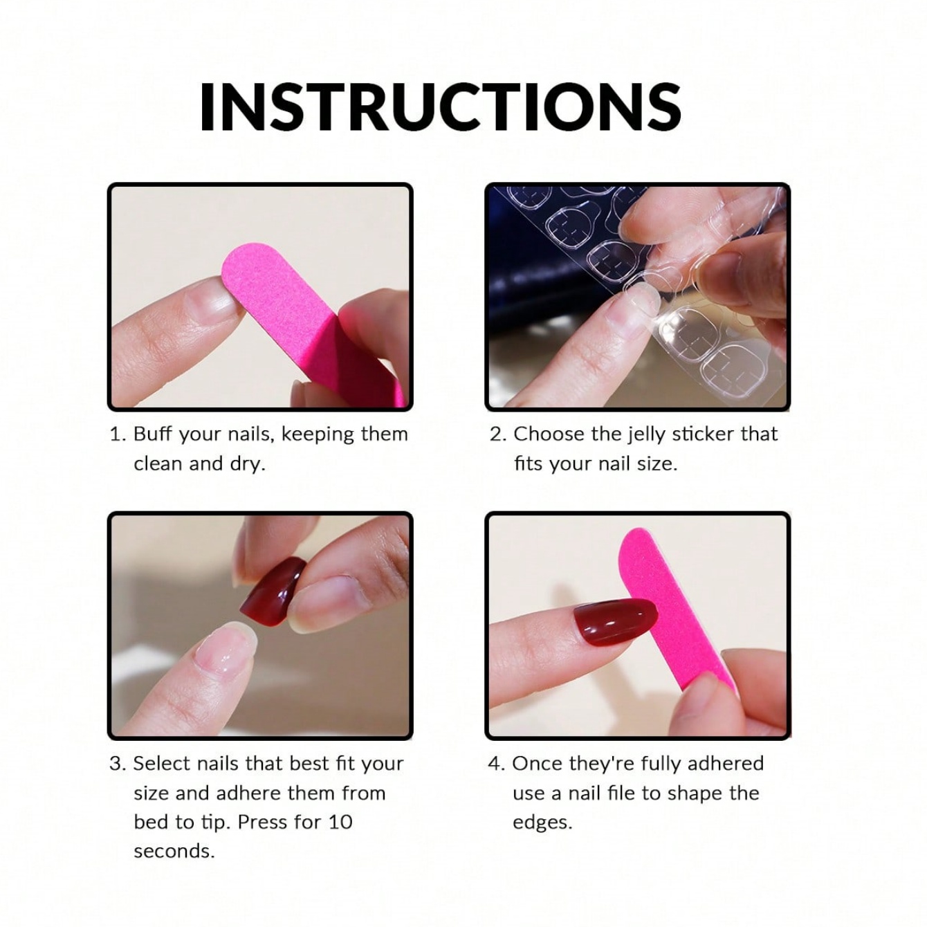 10 Buah Seni Kuku Persegi Pend - Resin Craft Material ulasan dan harga